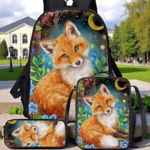 Girls’ Fox Oxford Backpack Set