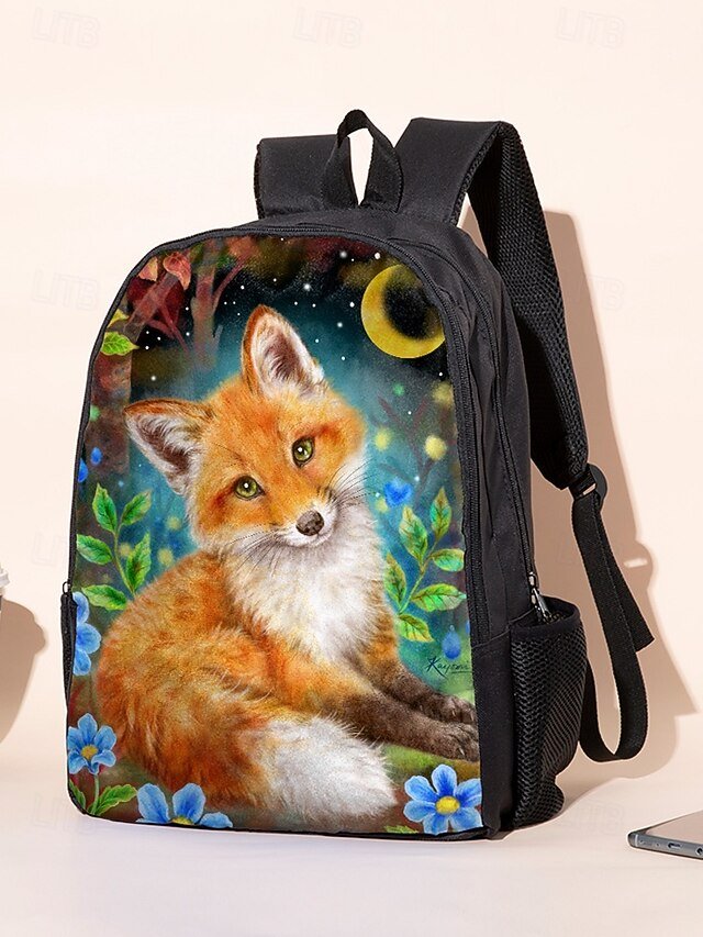 Girls’ Fox Oxford Backpack Set - Image 3