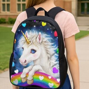 Alternative view of Girls’ Unicorn Oxford Backpack Set