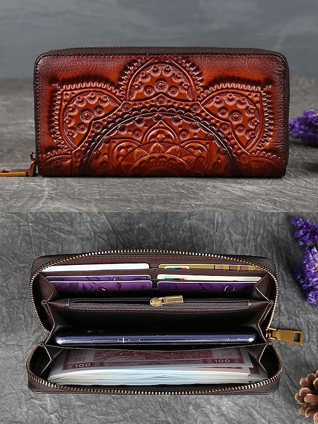 Women’s Cowhide Wallet - Image 4
