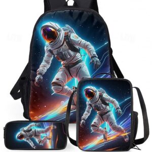 Kids’ 3-Piece Astronaut Backpack Set