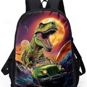Kids’ Dinosaur Oxford Backpack Set