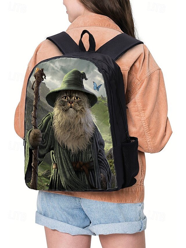 Kids’ 3-Piece Wizard Cat Backpack Set - Image 2