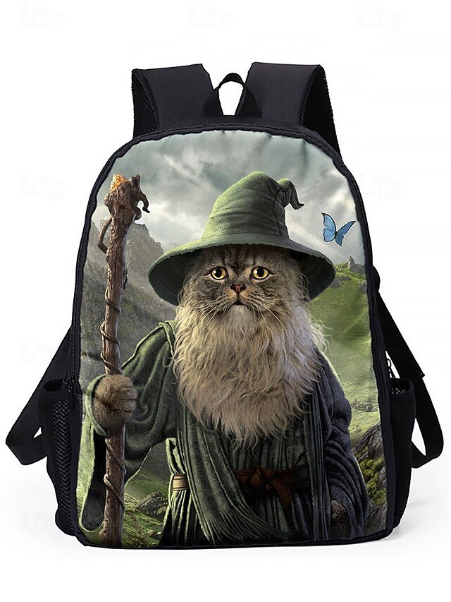 Kids’ 3-Piece Wizard Cat Backpack Set - Image 4