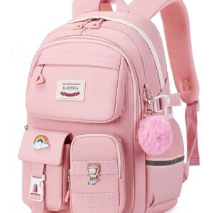 Girls’ Waterproof Nylon Backpack
