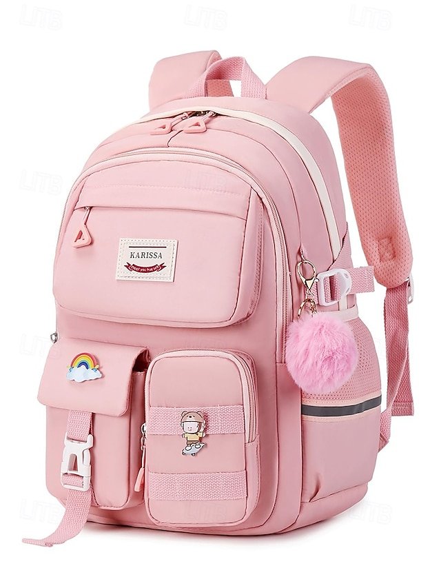 Girls’ Waterproof Nylon Backpack
