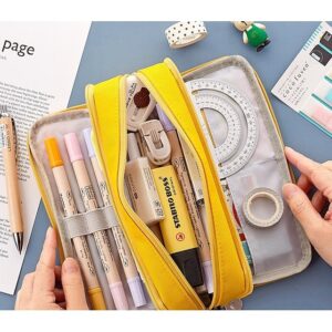 Alternative view of Large Capacity Pink Pencil Case Organizer