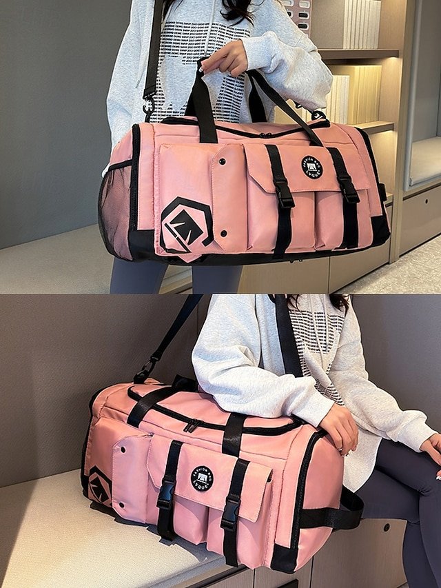 Unisex Nylon Duffel Bag - Image 2