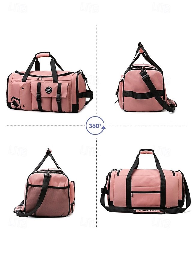 Unisex Nylon Duffel Bag - Image 5