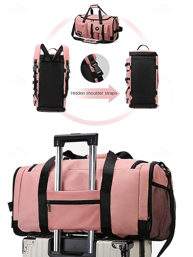 Unisex Nylon Duffel Bag - Image 7