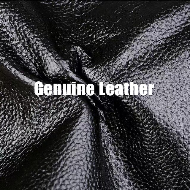 Men’s Black Leather Crossbody Messenger Bag - Image 3