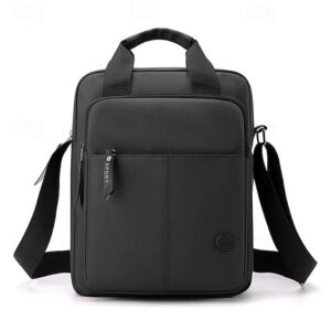 Alternative view of Men’s Black Water-Resistant Messenger Bag