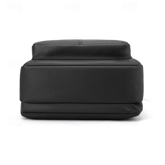 Men’s Black Water-Resistant Messenger Bag - Image 7