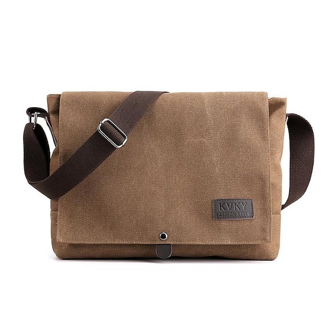 Men’s Canvas Messenger Bag