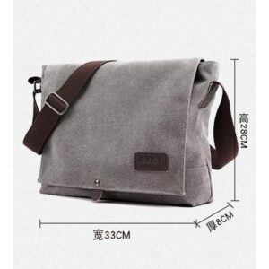 Alternative view of Men’s Canvas Messenger Bag