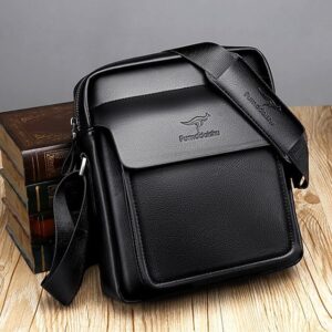 Alternative view of Men’s Faux Leather Crossbody Bag