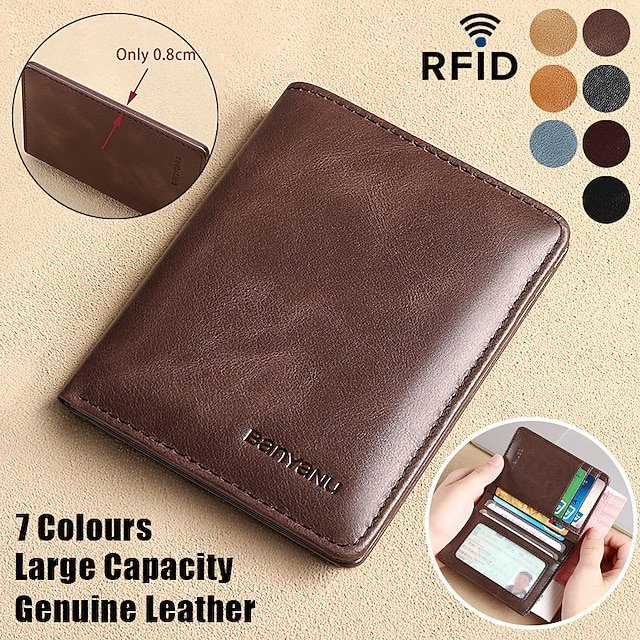 Men’s Waterproof Leather Wallet