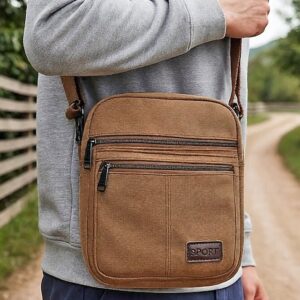 Alternative view of Men’s Canvas Crossbody Bag