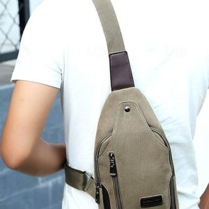 Men’s Canvas Sling Bag