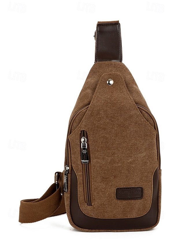 Men’s Canvas Sling Bag - Image 3