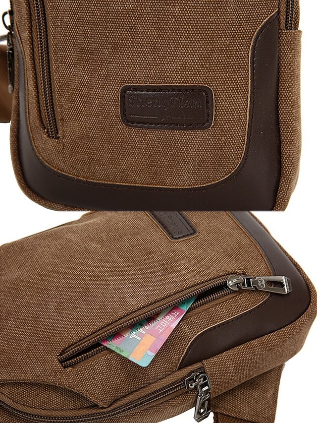 Men’s Canvas Sling Bag - Image 7