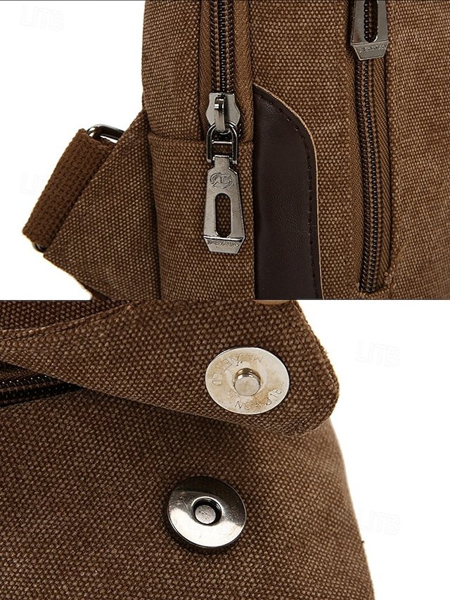 Men’s Canvas Sling Bag - Image 8