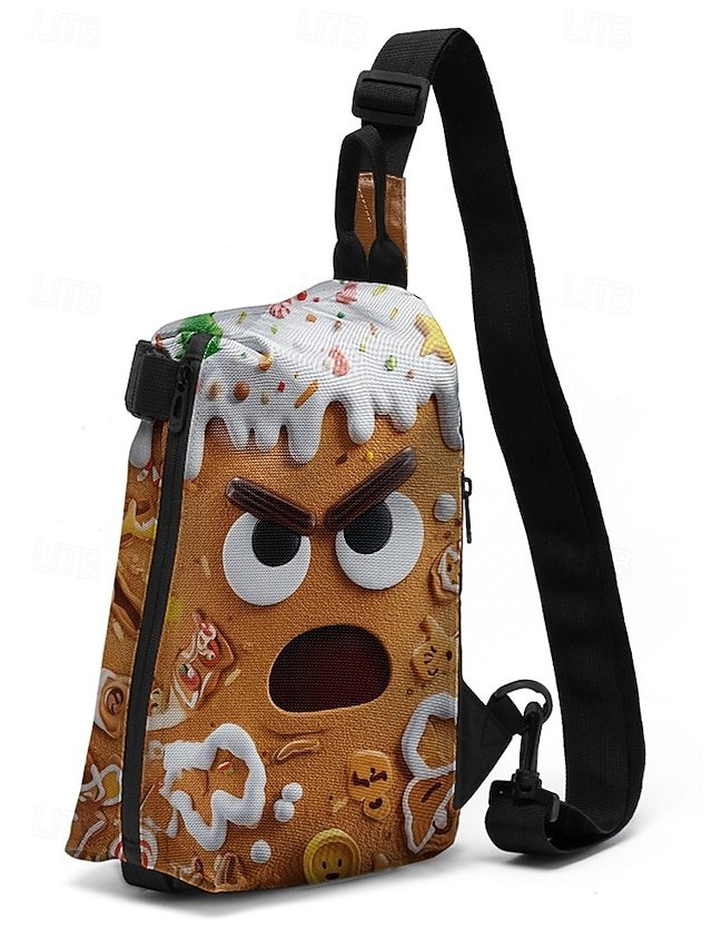 Men’s Christmas Sling Bag with Zipper - Image 5