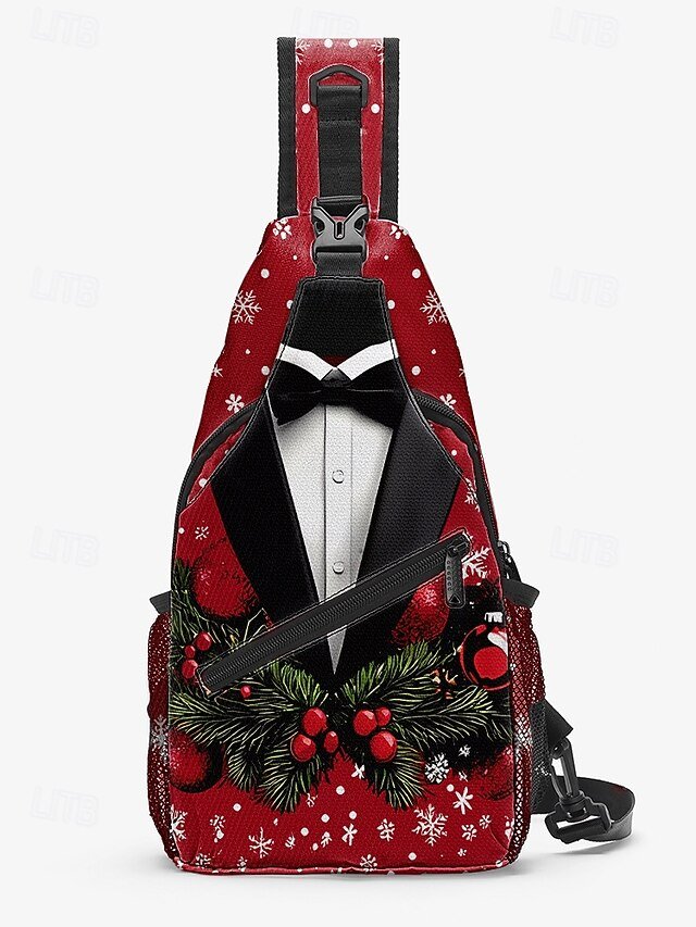 Men’s Lightweight Christmas Sling Bag - Image 5
