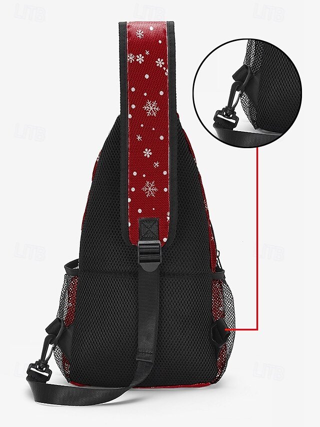 Men’s Lightweight Christmas Sling Bag - Image 7