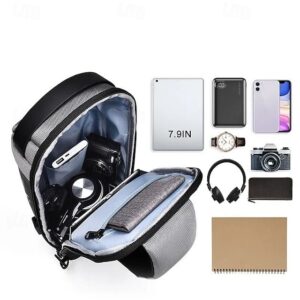 Alternative view of Men’s Large-Capacity Oxford Crossbody Bag