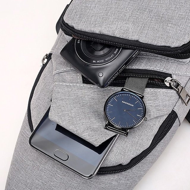 Men’s Crossbody Sling Bag with USB Charging Port - Image 7
