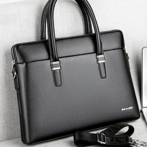 Men’s Faux Leather Business Briefcase