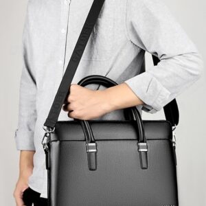 Alternative view of Men’s Faux Leather Business Briefcase