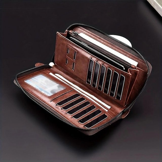 Men’s Lightweight Faux Leather Wallet