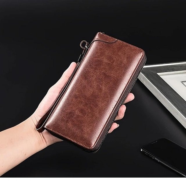 Men’s Lightweight Faux Leather Wallet - Image 3