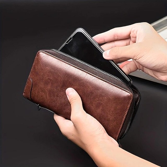 Men’s Lightweight Faux Leather Wallet - Image 5