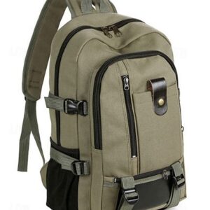 Men’s Large Capacity Canvas Backpack