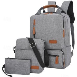 Men’s Large Capacity Multi-Pocket Backpack Set