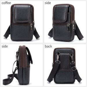Alternative view of Men’s Leather Crossbody Shoulder Bag