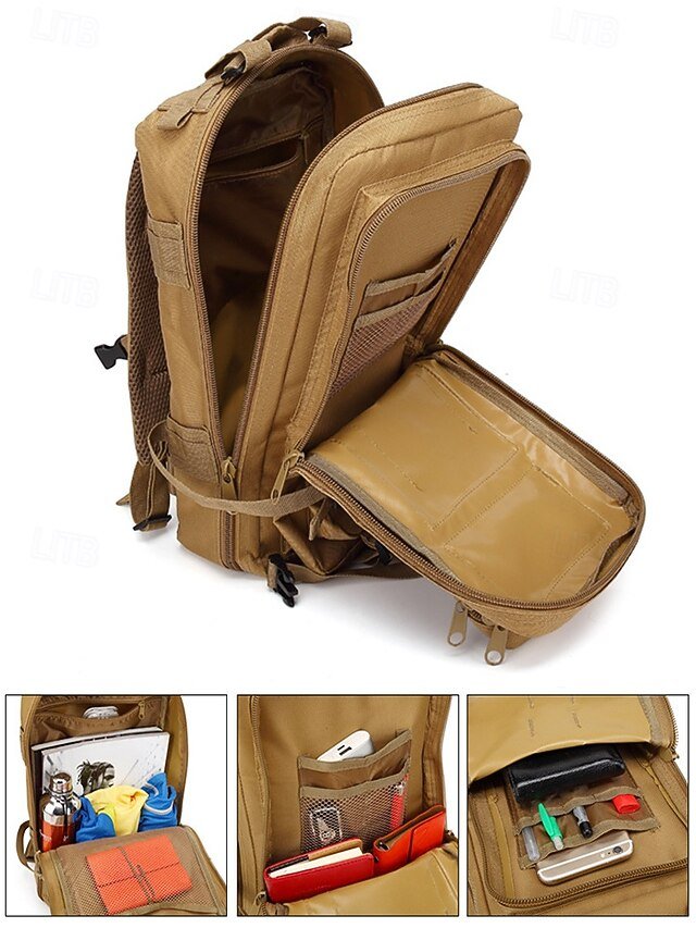 Men’s Outdoor Multi-compartment Tactical Backpack - Image 6