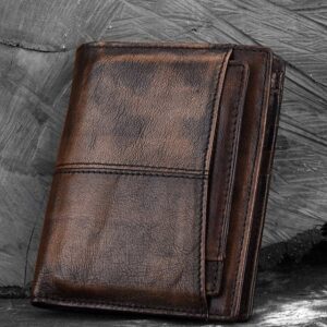 Men’s Leather Wallet with Zipper