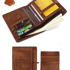 Alternative view of Men’s Leather Wallet with Zipper