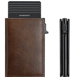Men’s RFID Blocking Carbon Fiber Pattern Wallet