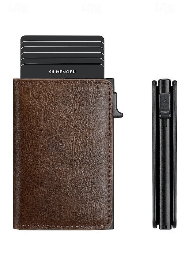 Men’s RFID Blocking Carbon Fiber Pattern Wallet