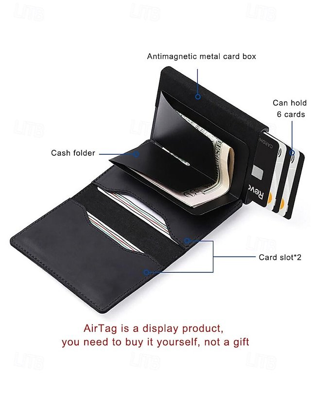 Men’s RFID Blocking Carbon Fiber Pattern Wallet - Image 6