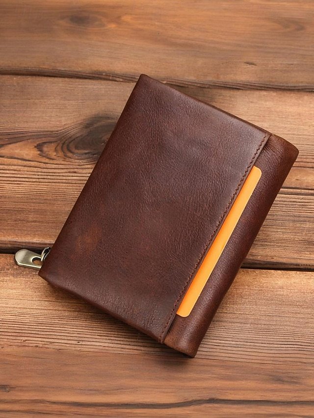 Men’s RFID Blocking Cowhide Leather Bifold Wallet - Image 4