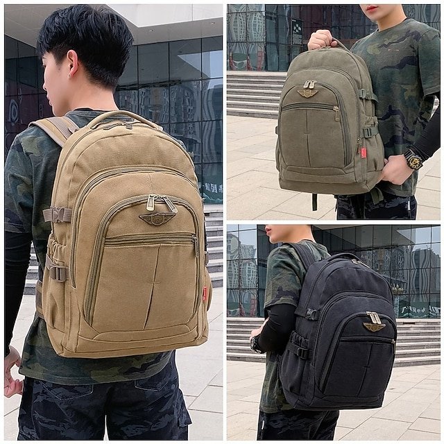 Unisex Polyester Backpack with Zipper - Image 4