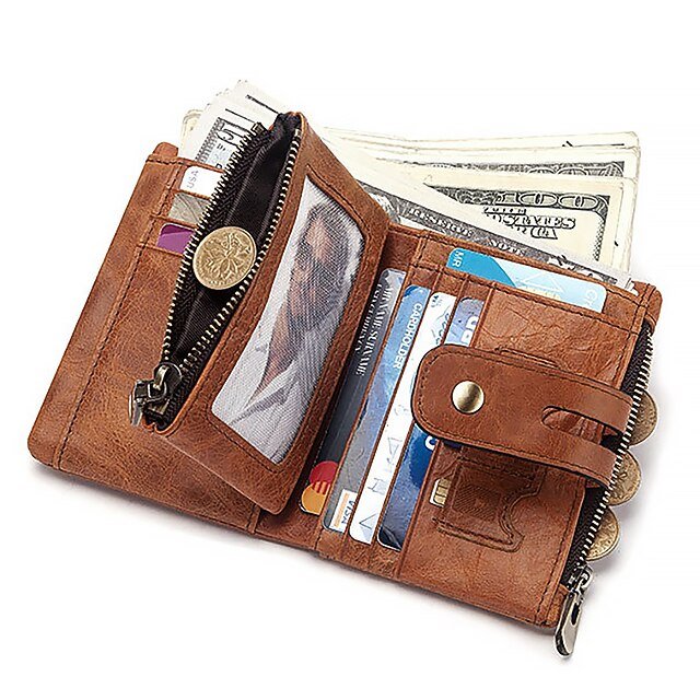 Men’s Vintage Leather Wallet - Image 4