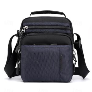Men’s Water-Resistant Nylon Crossbody Messenger Bag