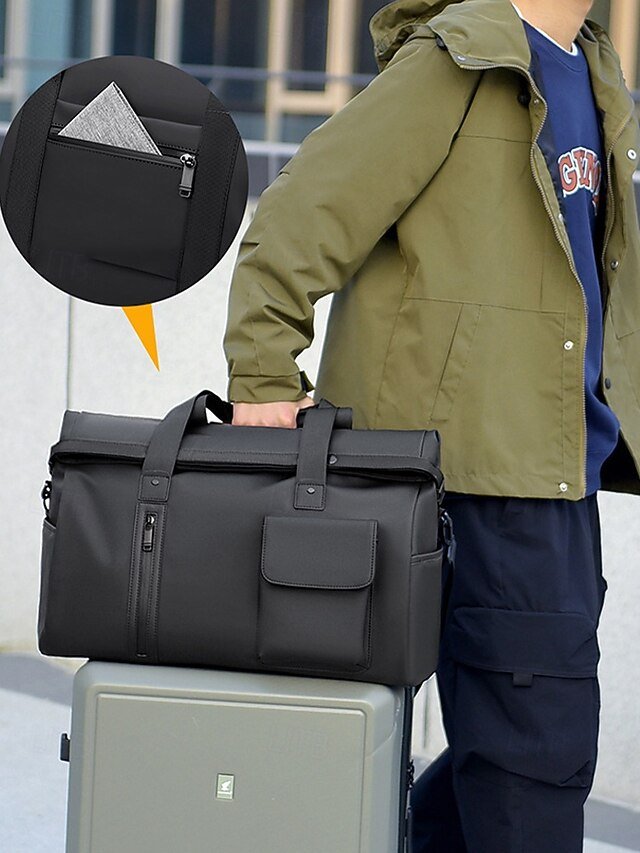 Men’s Waterproof Polyester Duffel Bag - Image 4